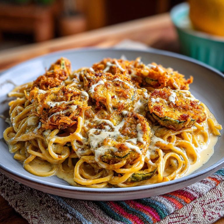 Creamy Fried Zucchini Pasta: Crispy Bites, Never Soggy!