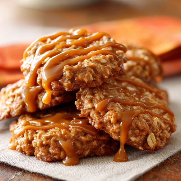Chewy Caramel Oatmeal Cookies: Perfectly Chewy & Moist