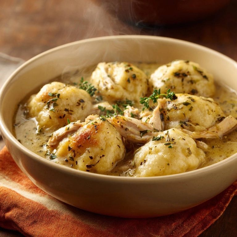 Classic Chicken and Dumplings: Perfectly Light & Tender