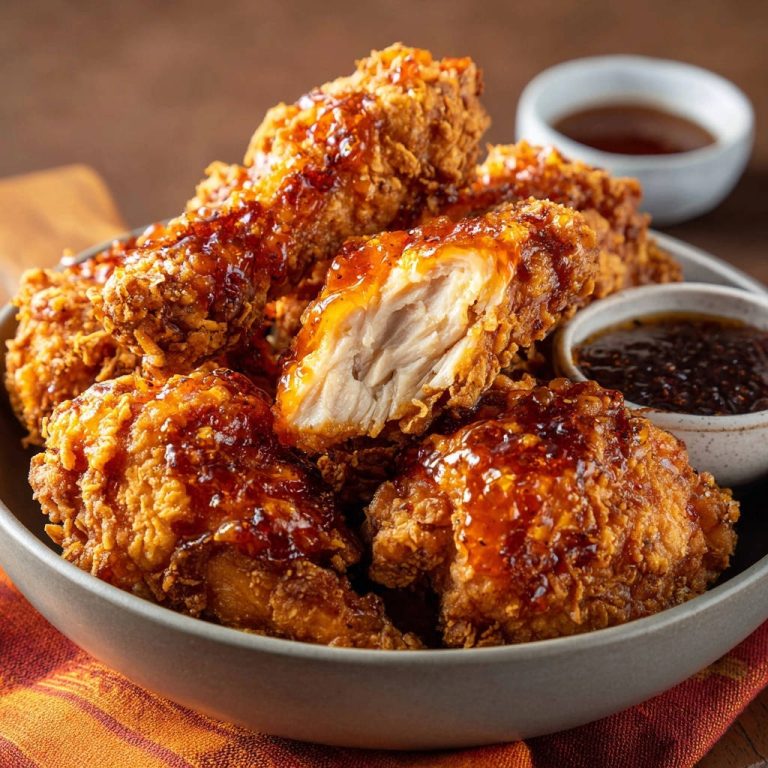 Crispy Sauced Fried Chicken: Irresistibly Juicy Crunch