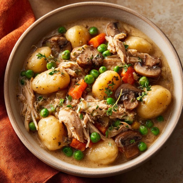 Creamy Chicken & Gnocchi Stew: Velvety Sauce Perfection