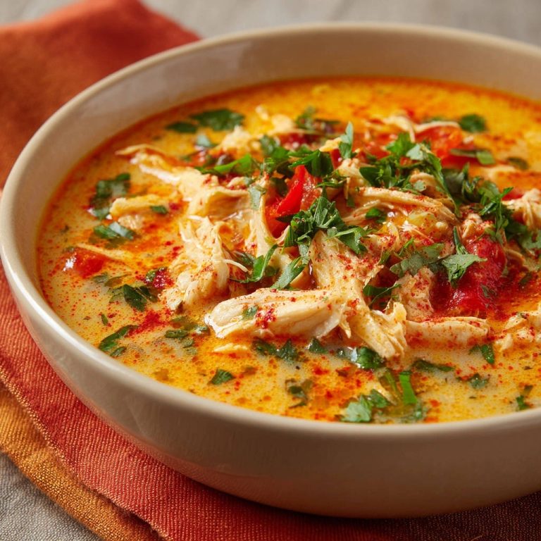 Creamy Tomato Chicken Soup: Perfectly Tender Bites