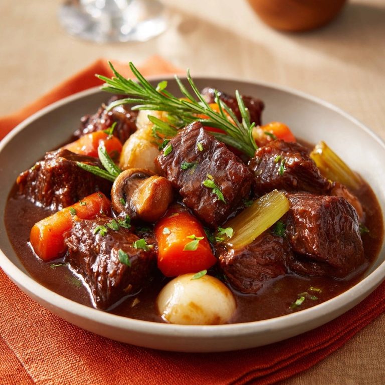 Hearty Beef Stew: Melt-in-Your-Mouth Tenderness & Rich Sauce