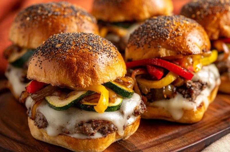Vibrant Veggie Skillet Sliders