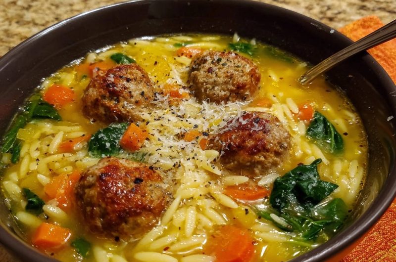 Hearty Italian Meatball Soup