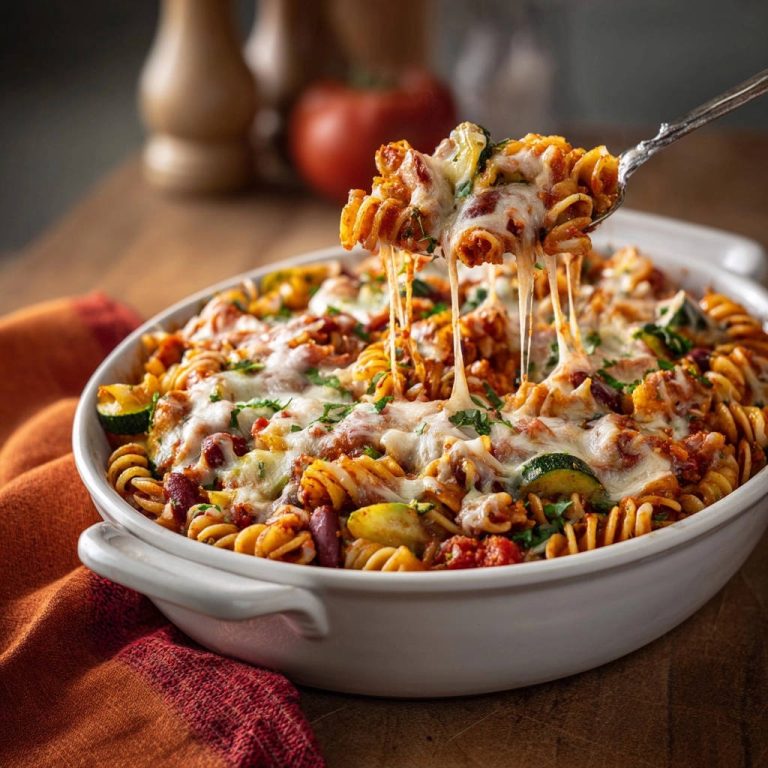 Hearty Zucchini Bean Pasta Bake: Ultimate Cheese Pull Secret