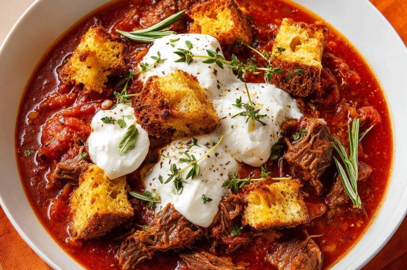 Rustic Beef & Tomato Stew